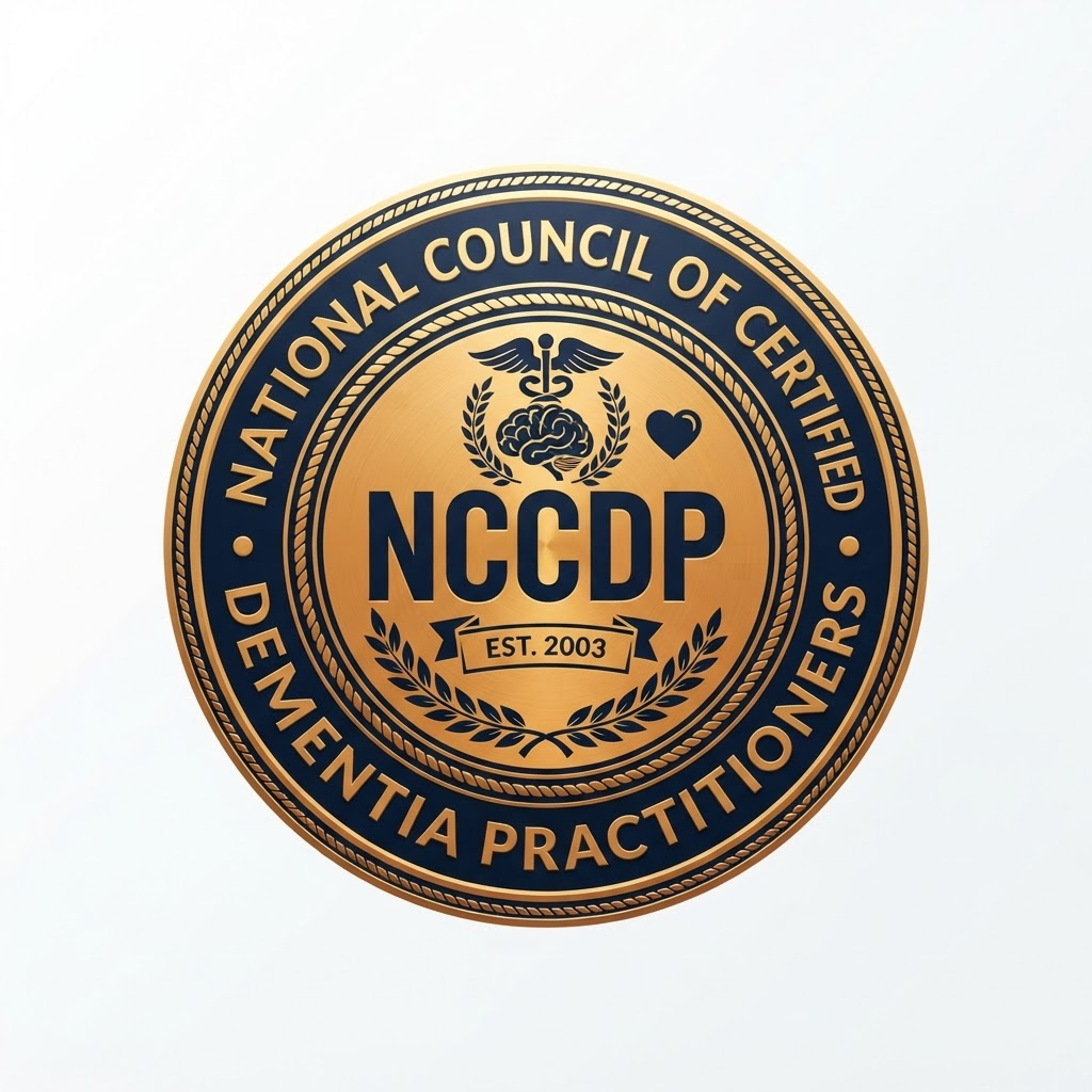 National Council of Certified Dementia Practitioners (NCCDP) certification seal